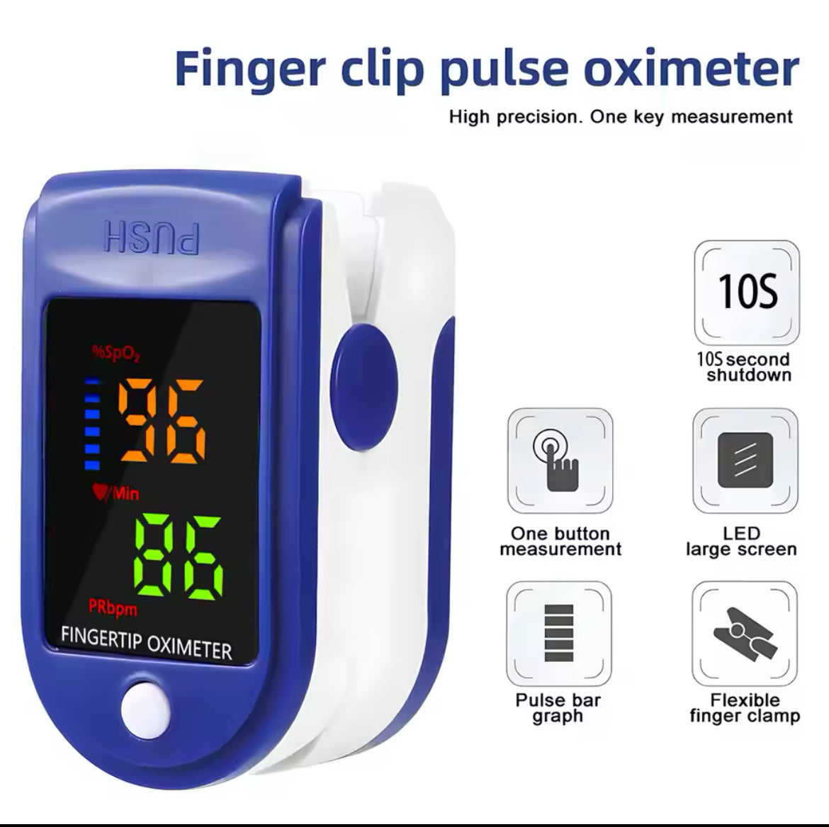 At Home Medical Bundle. Blood pressure monitor + Digital Thermometer + Oximeter